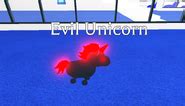 evil unicorn neon|evil unicorn adopt me worth.